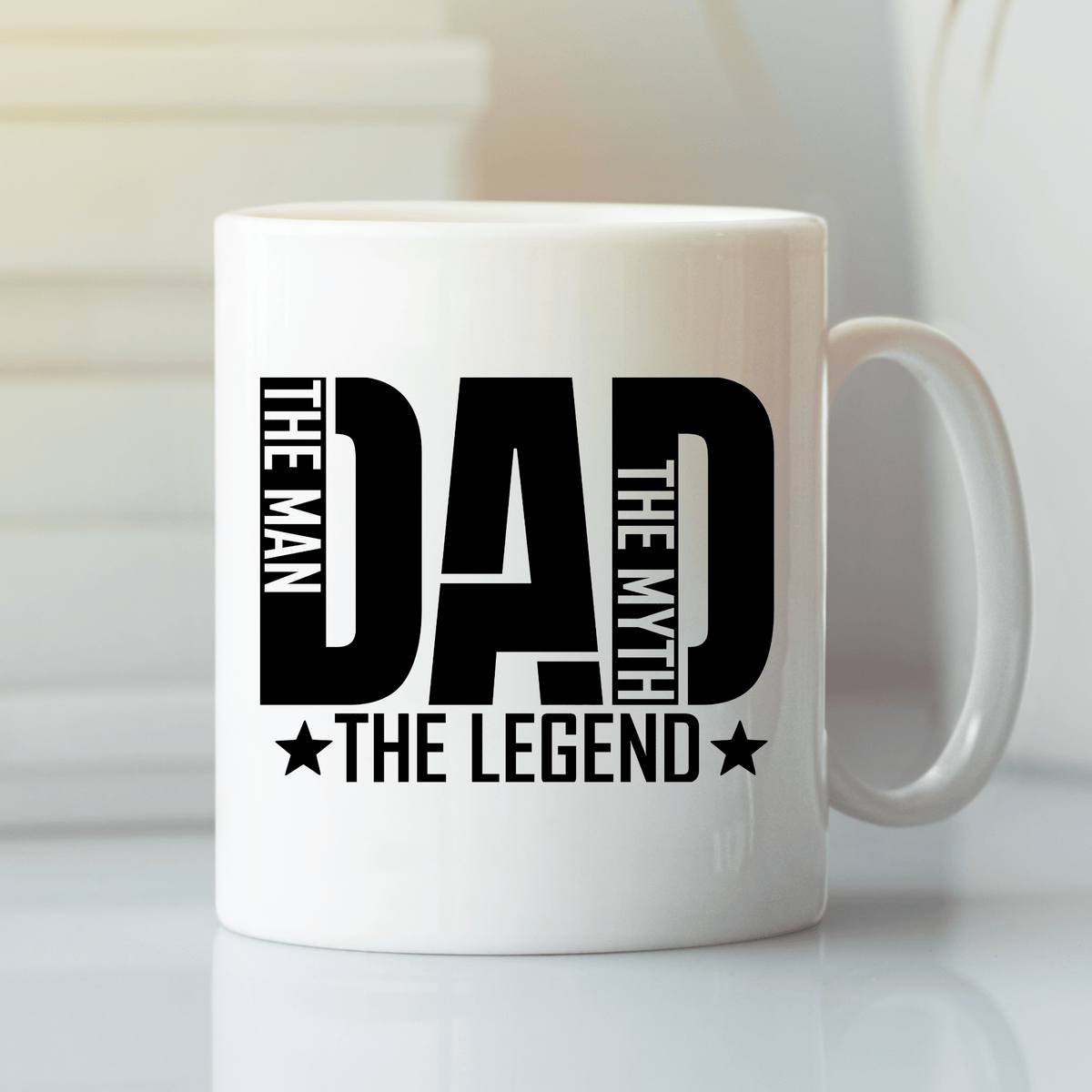 The Man The Myth The Legend Dad Mug | Funny Dad Gift - Granville Designs
