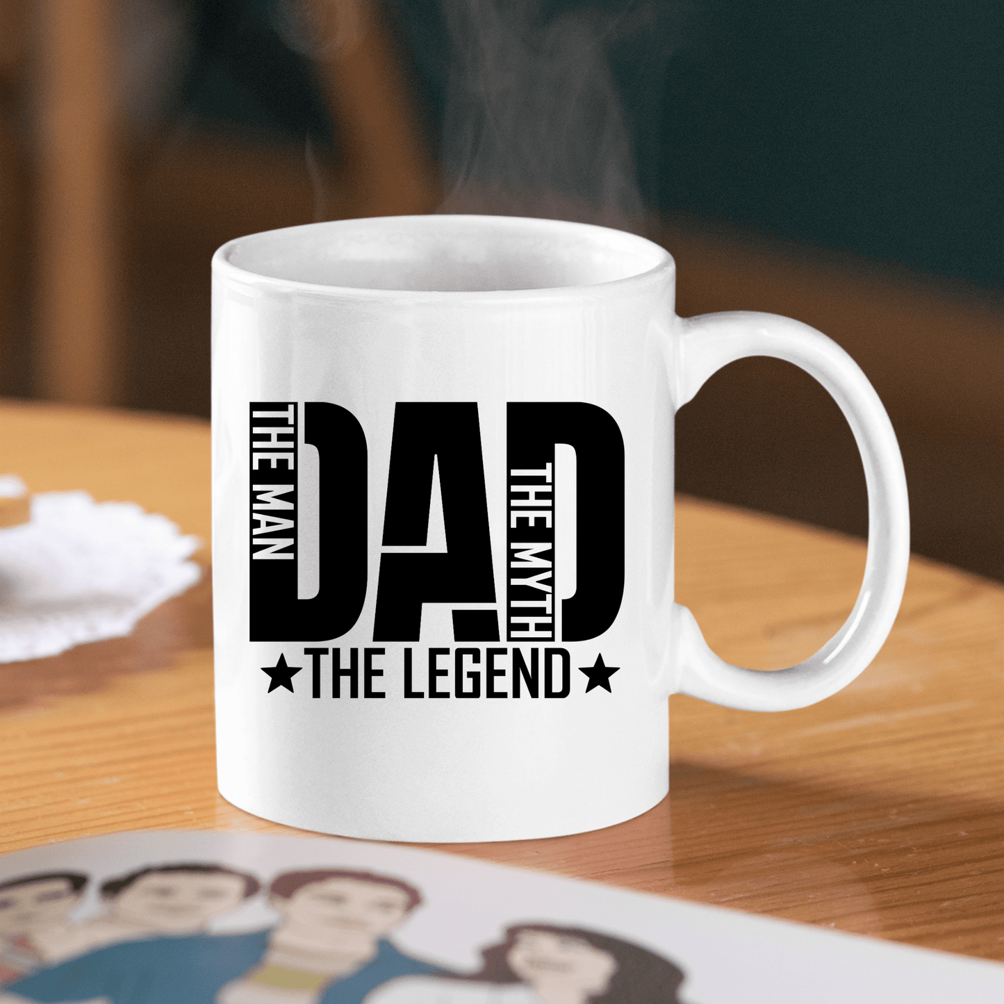 The Man The Myth The Legend Dad Mug | Funny Dad Gift - Granville Designs