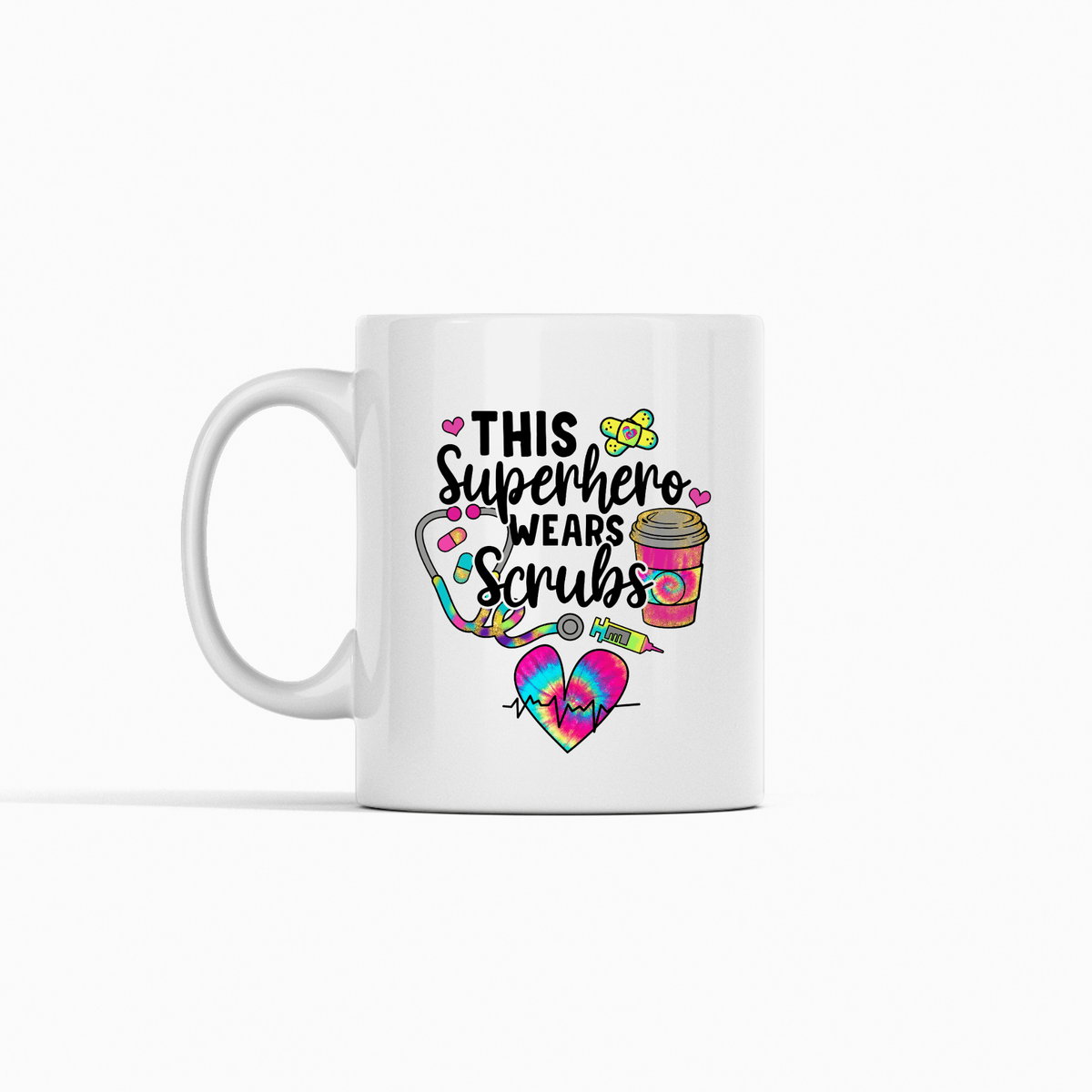This Superhero Wears Scrubs Mug | Nurse Appreciation Gift - Granville Designs