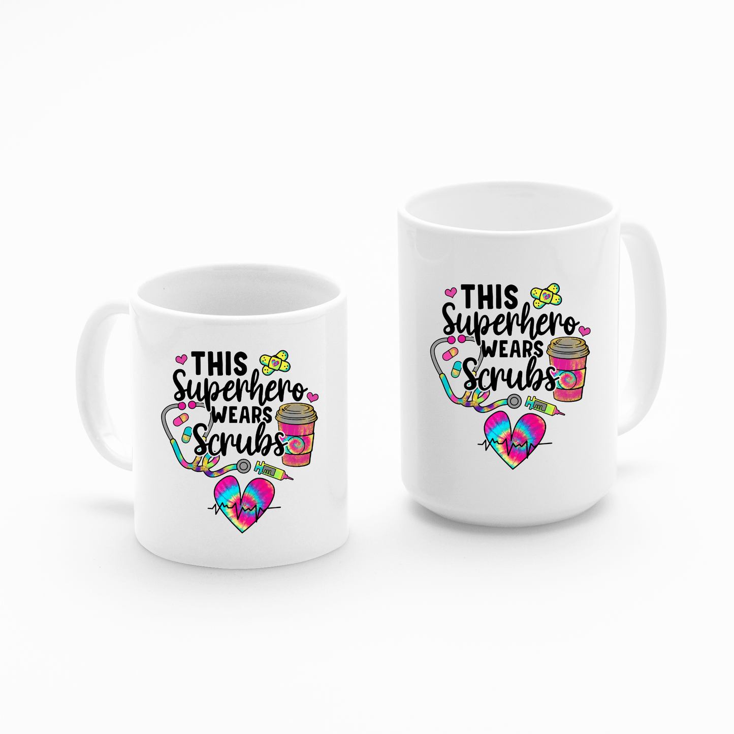 This Superhero Wears Scrubs Mug | Nurse Appreciation Gift - Granville Designs