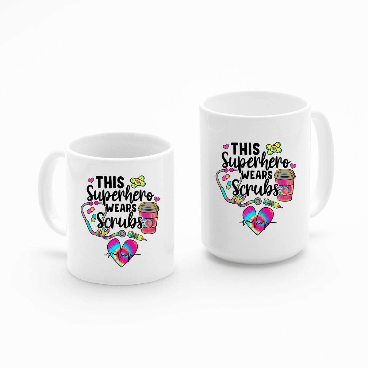 This Superhero Wears Scrubs Mug | Nurse Appreciation Gift - Granville Designs
