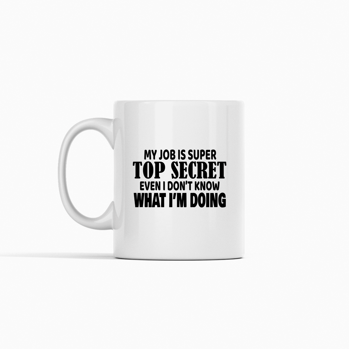 Top Secret Job Mug | Funny Work Gift for Coworkers - Granville Designs