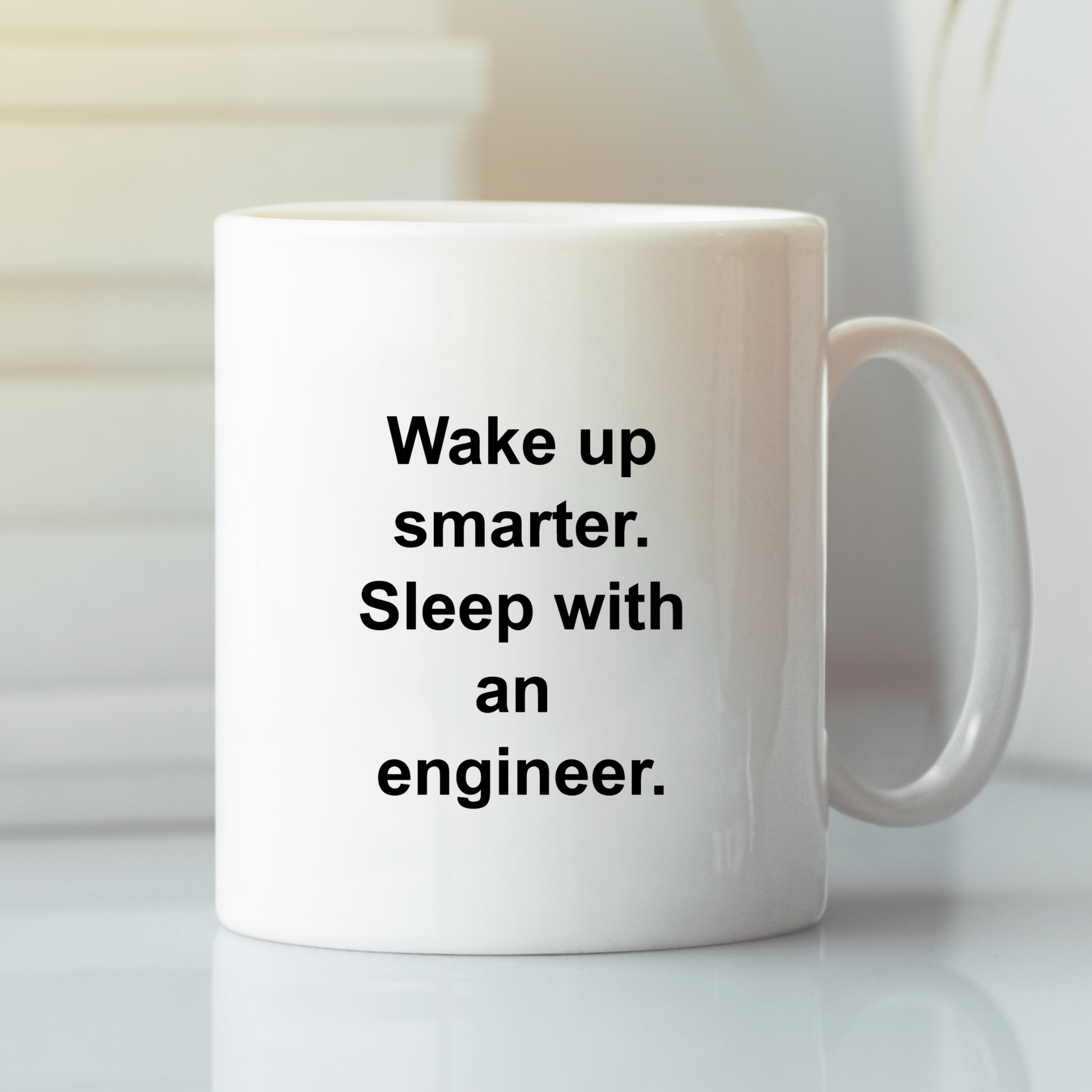 Wake Up Smarter Sleep With an Engineer Mug | Funny Engineer Mug - Granville Designs