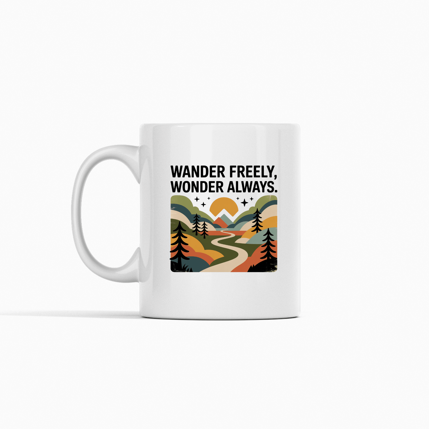 Wander Freely Wonder Always | Wayfinder Mug - Granville Designs