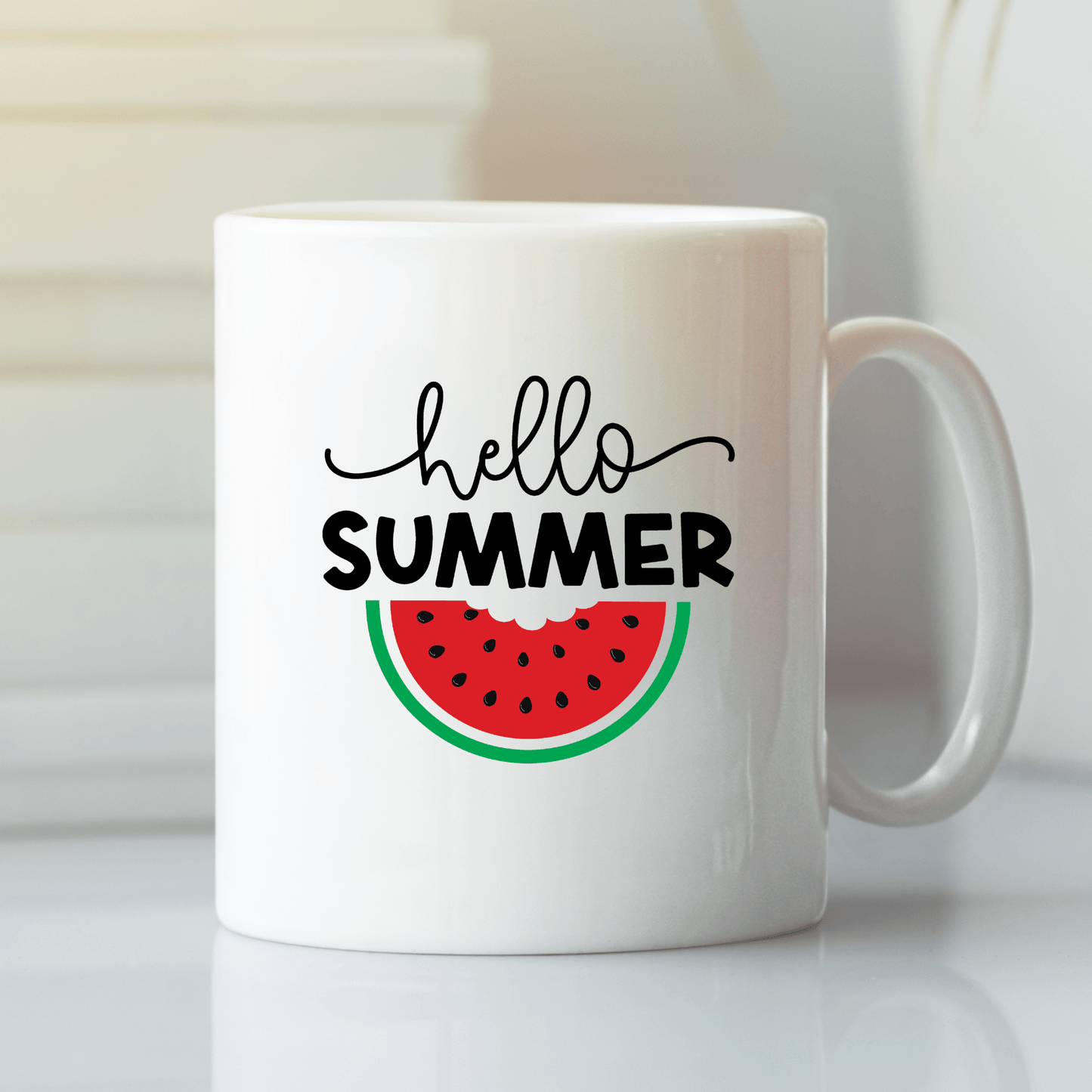 Hello Summer Mug | Watermelon Summer Coffee Mug - Granville Designs