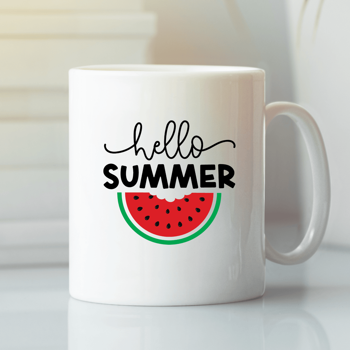 Hello Summer Mug | Watermelon Summer Coffee Mug - Granville Designs