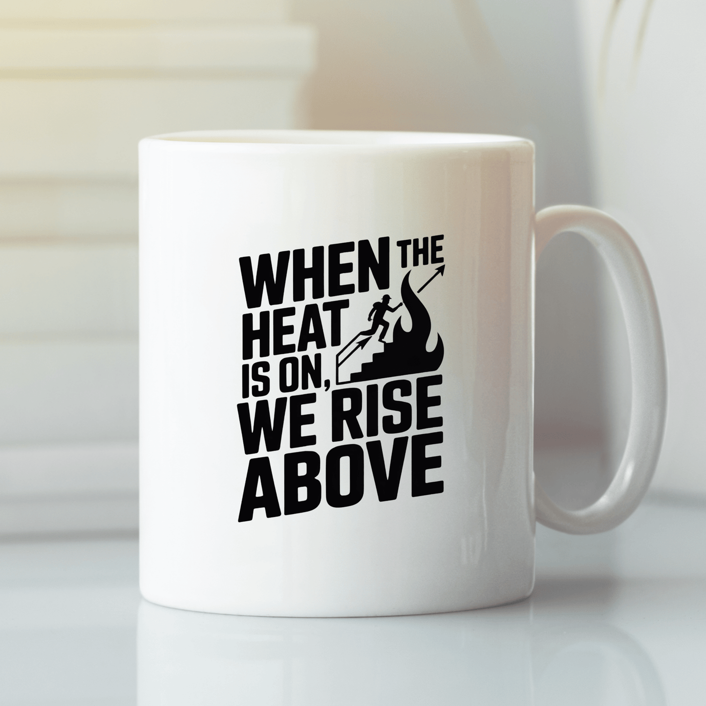 When The Heat Is On Mug | Firefighter Gift - Granville Designs