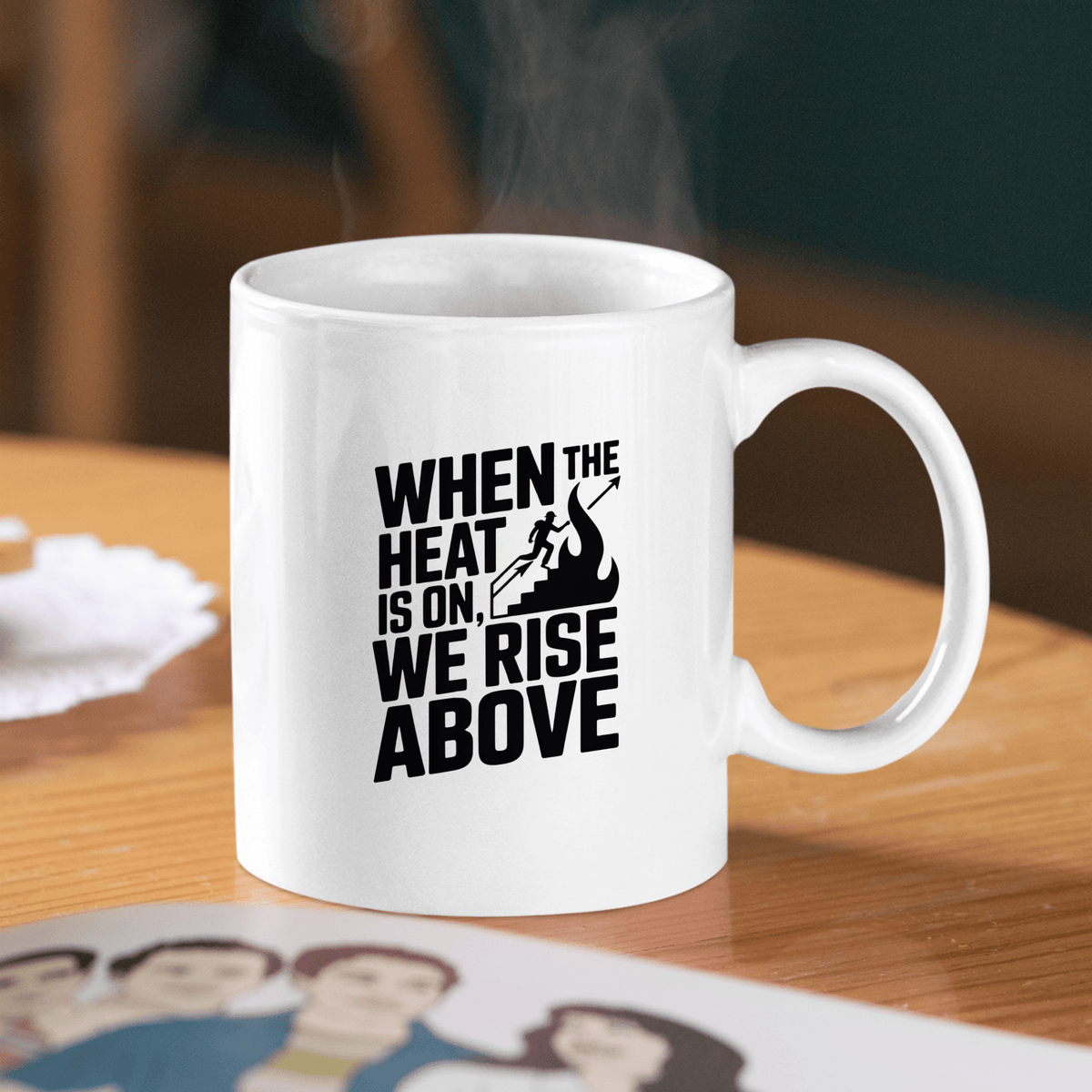 When The Heat Is On Mug | Firefighter Gift - Granville Designs