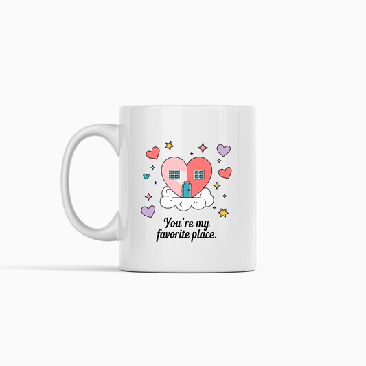 You’re My Favorite Place Mug | Cute Love Gift - Granville Designs